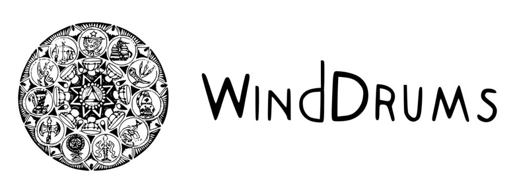 This image has an empty alt attribute; its file name is Logo-Winddrums-inside-label-black-1024x384.png